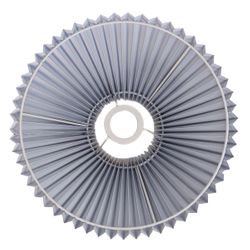 Anya Pleated Empire Shade - Medium Plum