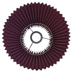 Anya Pleated Empire Shade - Medium Plum