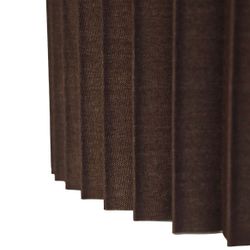 Nina Pleated Drum Shade - Medium Espresso