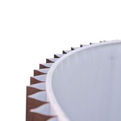 Nina Pleated Drum Shade - Medium Espresso