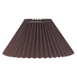 Anya Pleated Empire Shade - Medium Espresso