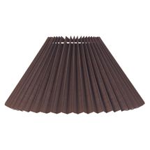 Anya Pleated Empire Shade - Medium Espresso