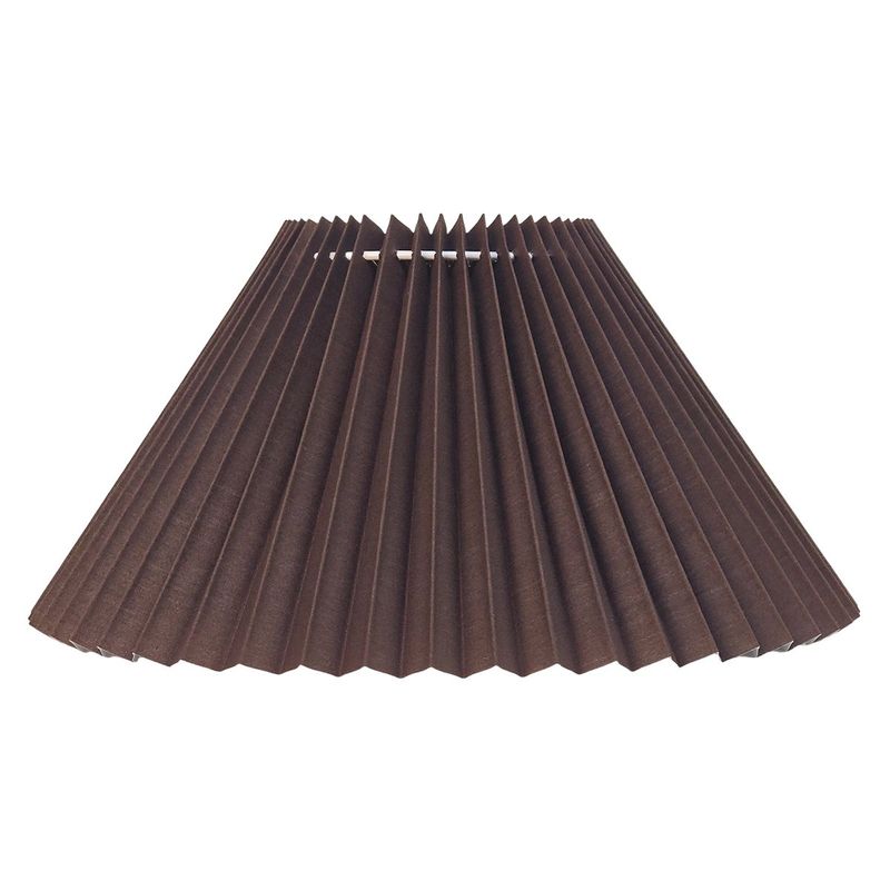 Anya Pleated Empire Shade - Medium Espresso