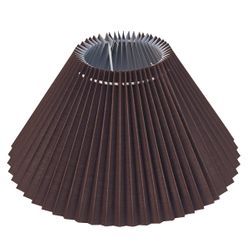 Anya Pleated Empire Shade - Medium Espresso