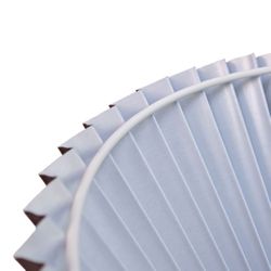 Anya Pleated Empire Shade - Medium Espresso