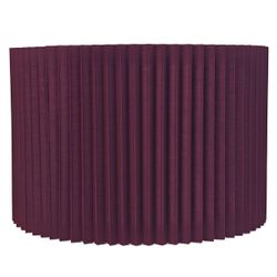 Nina Pleated Drum Shade - Medium Plum
