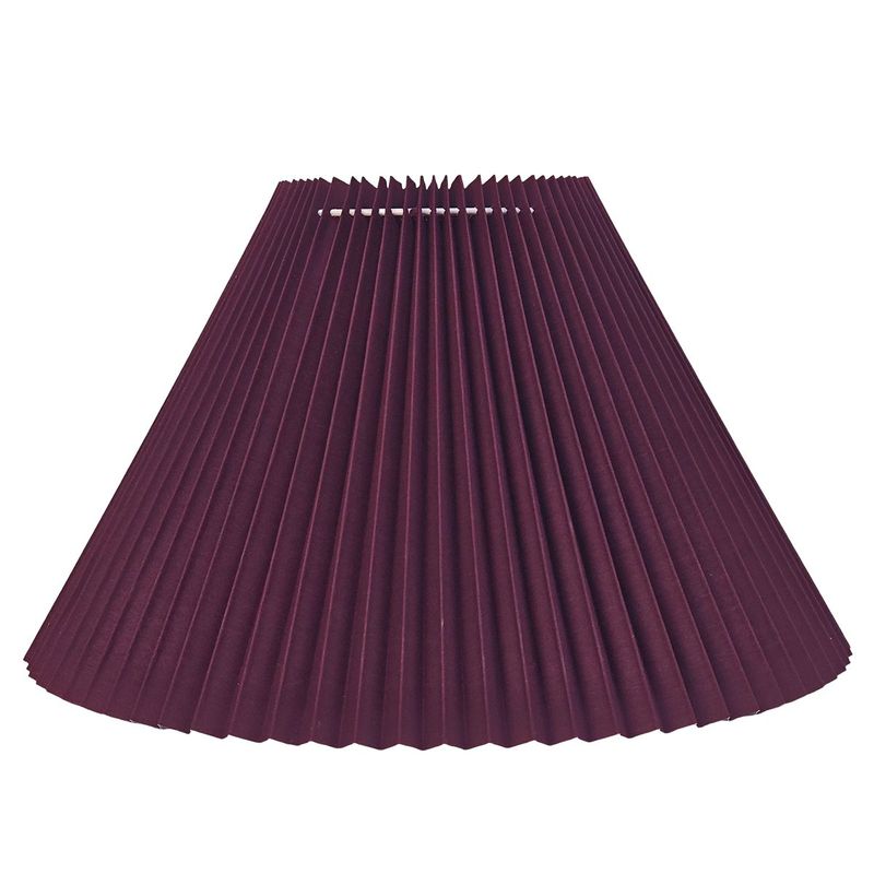 Anya Pleated Empire Shade - Small Plum