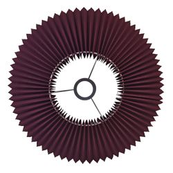 Anya Pleated Empire Shade - Small Plum