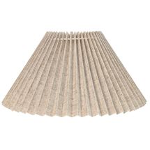 Anya Pleated Empire Shade - Medium Natural