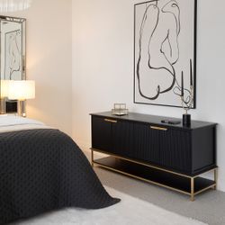 Aimee 170cm Buffet - Black