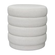 Demi Stool - Ecru Linen