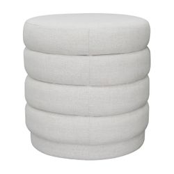 Demi Stool - Ecru Linen