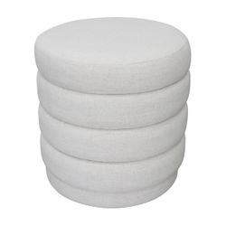 Demi Stool - Ecru Linen