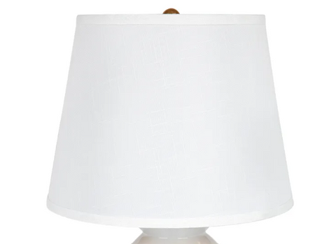 Baldwin Table Drum Shade - White