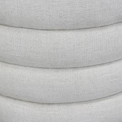 Demi Storage Bench Ottoman - Ecru Linen