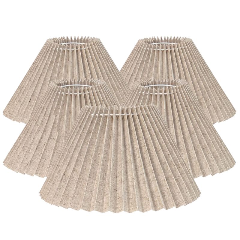 Anya Pleated Empire Shade - Medium Natural - Bulk Buy Qty 5