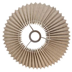 Anya Pleated Empire Shade - Medium Natural - Bulk Buy Qty 5