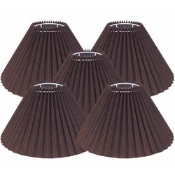 Anya Pleated Empire Shade - Medium Espresso  - Bulk Buy Qty 5