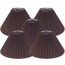 Anya Pleated Empire Shade - Medium Espresso  - Bulk Buy Qty 5