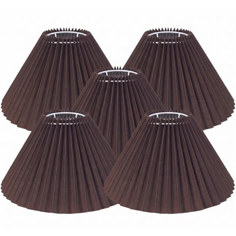 Anya Pleated Empire Shade - Medium Espresso  - Bulk Buy Qty 5