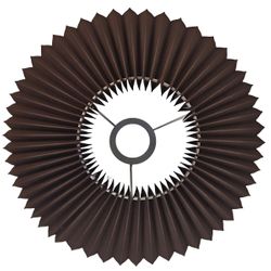 Anya Pleated Empire Shade - Medium Espresso  - Bulk Buy Qty 5