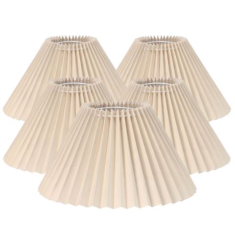 Anya Pleated Empire Shade - Small Off White  - Bulk Buy Qty 5