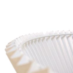 Anya Pleated Empire Shade - Small Off White  - Bulk Buy Qty 5