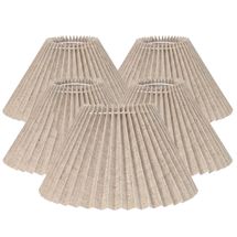 Anya Pleated Empire Shade - Small Natural - Bulk Buy Qty 5