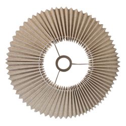 Anya Pleated Empire Shade - Small Natural - Bulk Buy Qty 5