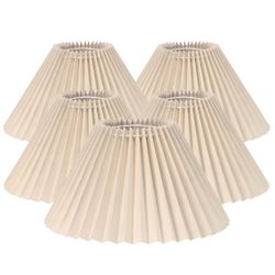 Anya Pleated Empire Shade - Medium Off White  - Bulk Buy Qty 5