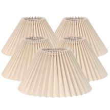 Anya Pleated Empire Shade - Medium Off White  - Bulk Buy Qty 5