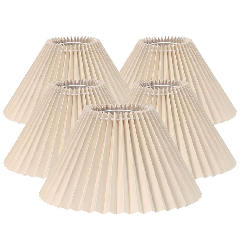 Anya Pleated Empire Shade - Medium Off White  - Bulk Buy Qty 5