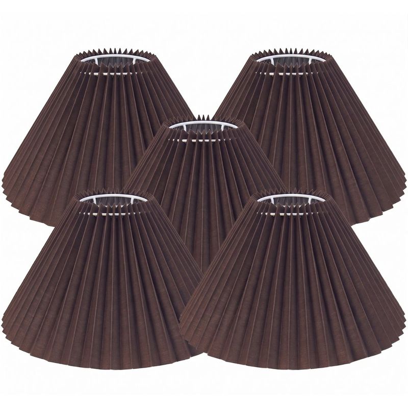 Anya Pleated Empire Shade - Small Espresso  - Bulk Buy Qty 5