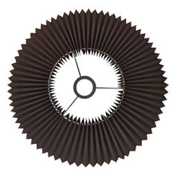 Anya Pleated Empire Shade - Small Espresso  - Bulk Buy Qty 5