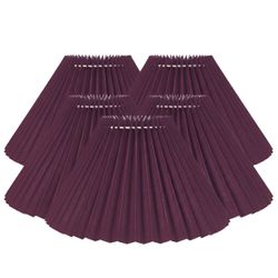 Anya Pleated Empire Shade - Small Plum - Bulk Buy Qty 5
