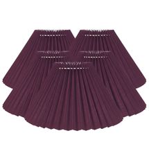 Anya Pleated Empire Shade - Small Plum - Bulk Buy Qty 5