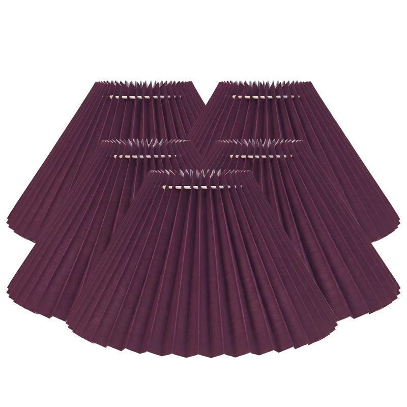 Anya Pleated Empire Shade - Small Plum - Bulk Buy Qty 5