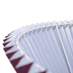 Anya Pleated Empire Shade - Small Plum - Bulk Buy Qty 5
