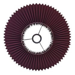 Anya Pleated Empire Shade - Small Plum - Bulk Buy Qty 5
