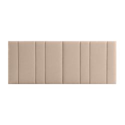 Bronx 277x130cm Queen Bedhead - Beige