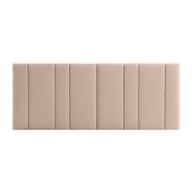 Bronx 277x130cm Queen Bedhead - Beige