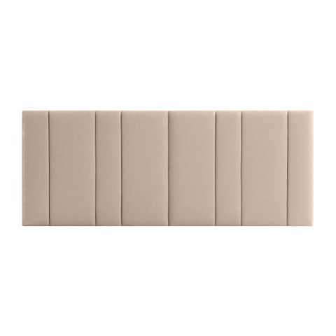 Bronx 277x130cm Queen Bedhead - Beige