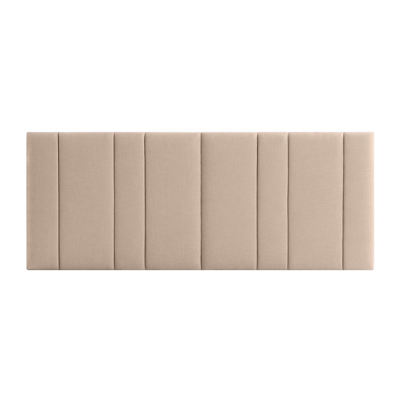Bronx 277x130cm Queen Bedhead - Beige