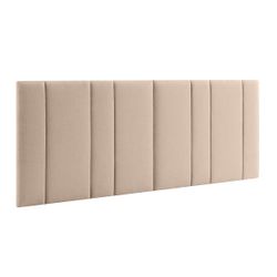 Bronx 277x130cm Queen Bedhead - Beige
