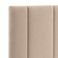Bronx 277x130cm Queen Bedhead - Beige
