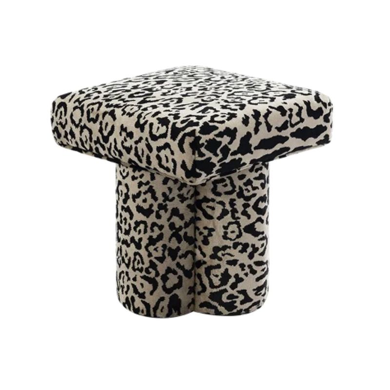 Ace Stool - Leopard Chenille - OUTLET NSW