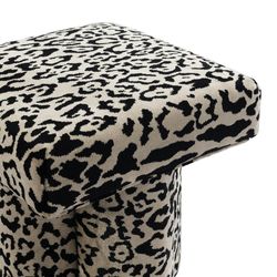 Ace Stool - Leopard Chenille - OUTLET NSW