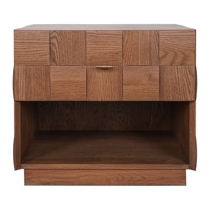 Desmond 57x51cm 1 Drawer Bedside Table