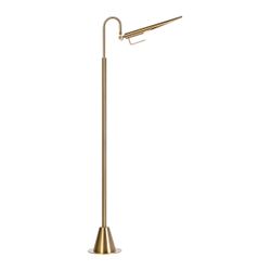 Lark Floor Lamp - Brass