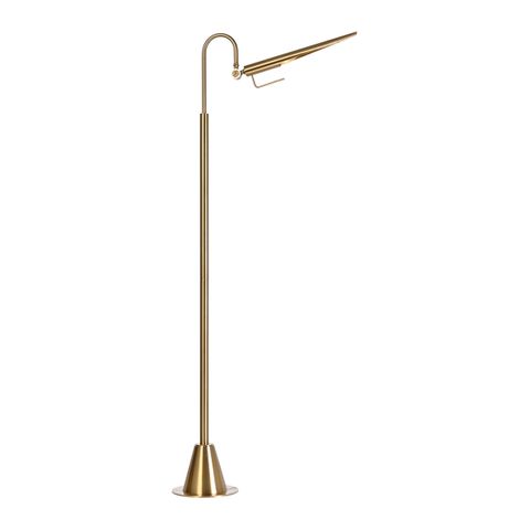 Lark Floor Lamp - Brass